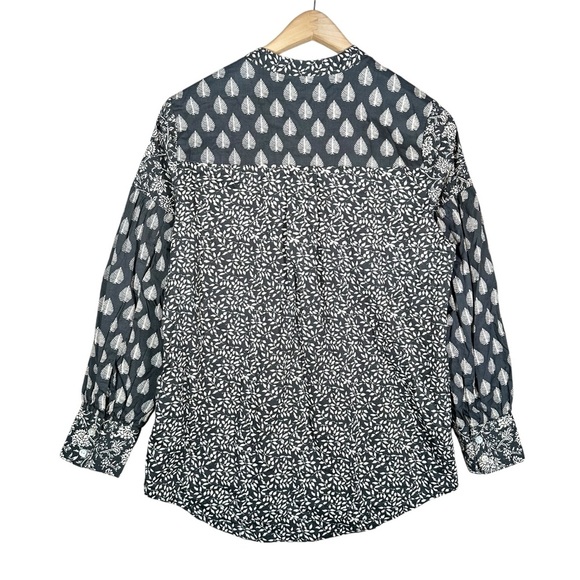 FAHERTY Adalyn Organic Cotton Long Sleeve Peasant Top - Picture 7 of 13